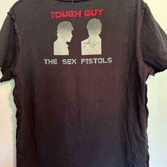 Rare Vintage Sid Vicious The Sex Pistols Graphic T-Shirt Size XL Punk Mugshot - Picture 6 of 10